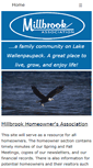 Mobile Screenshot of millbrookonthelake.com