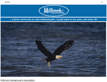 Tablet Screenshot of millbrookonthelake.com